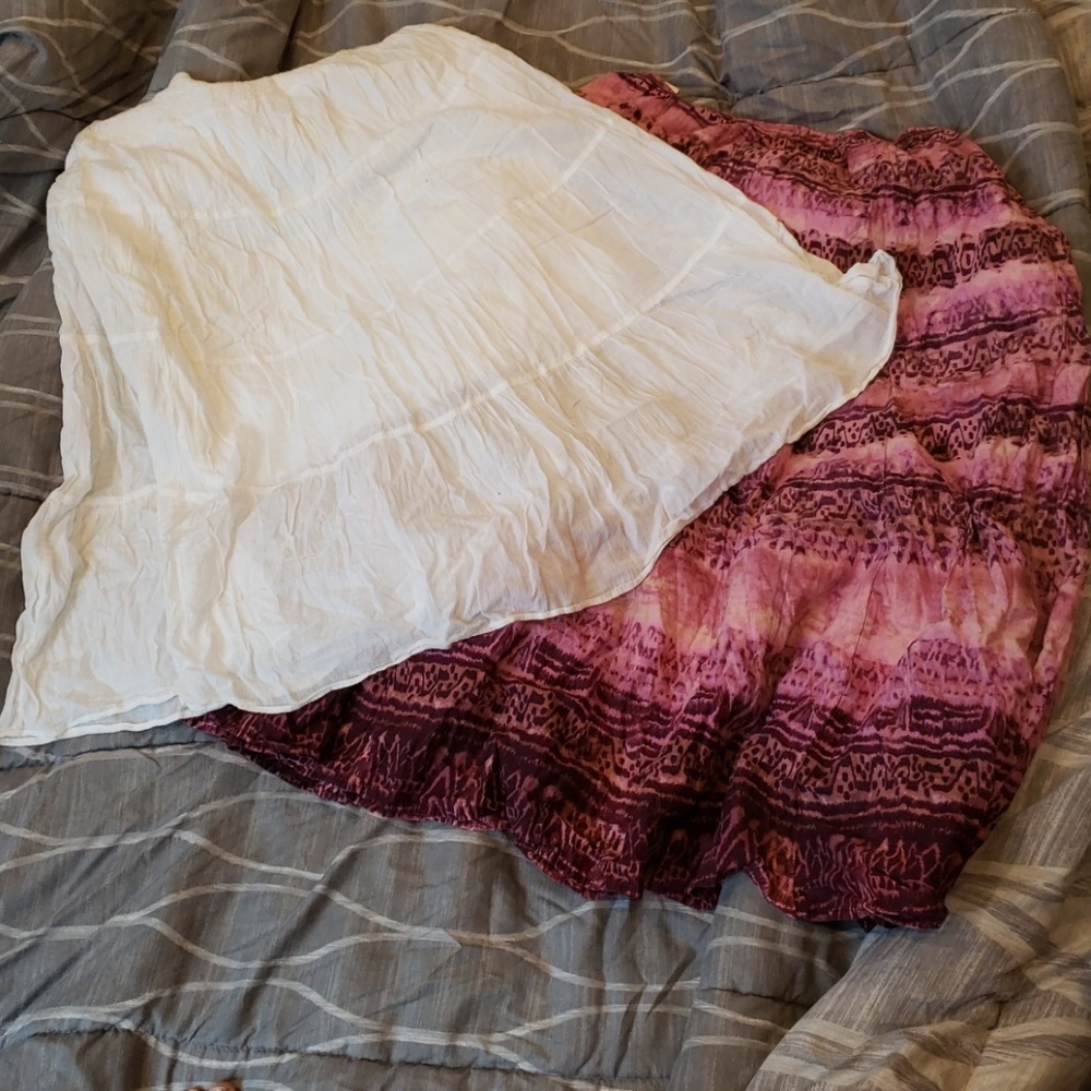 2 large skirts
